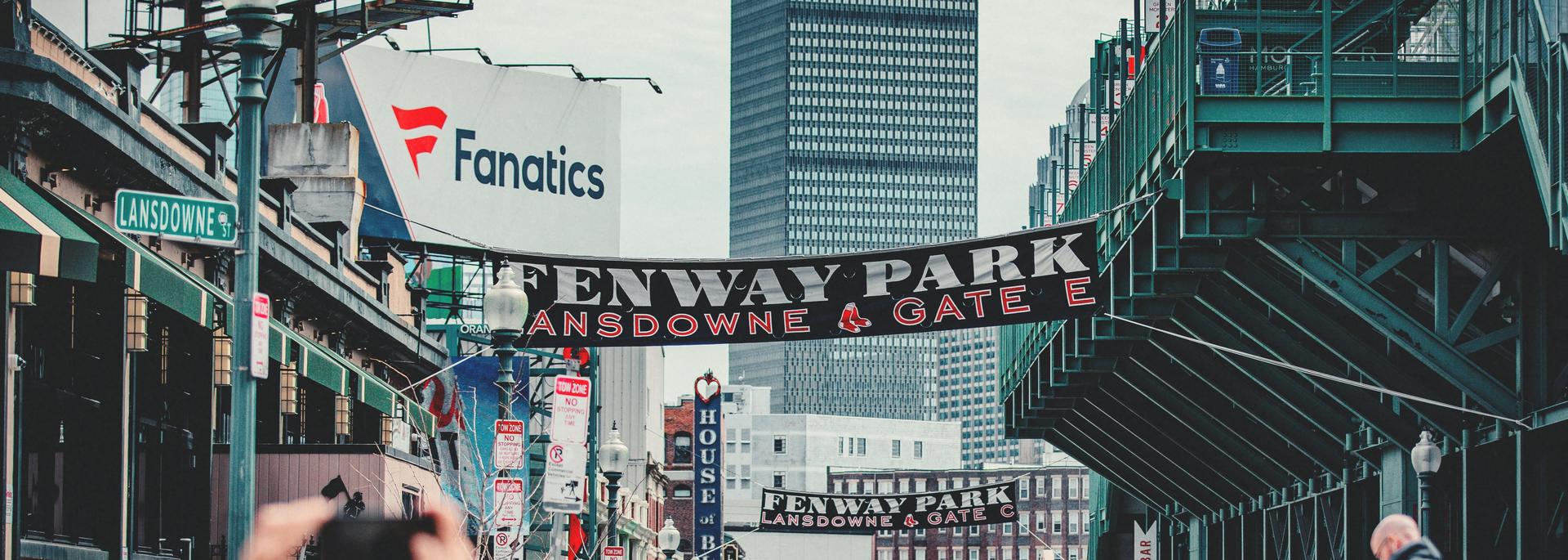 Fenway Park banner